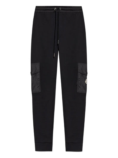 Moncler pantalon de survêtement en coton mélangé
