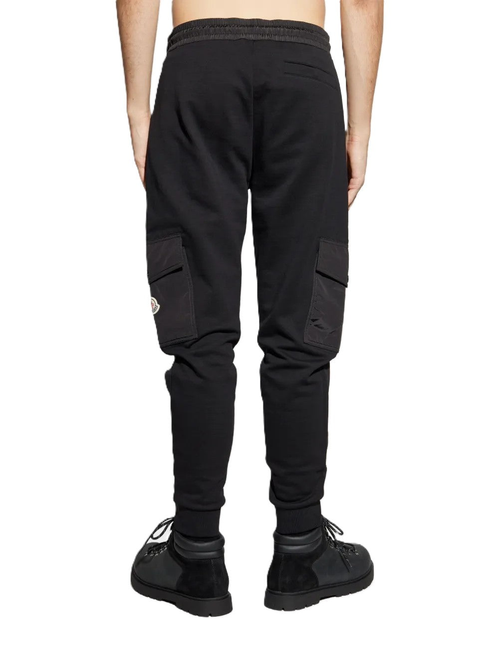 Moncler pantalon de survêtement en coton mélangé