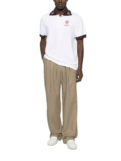 Casablanca polo à patch logo