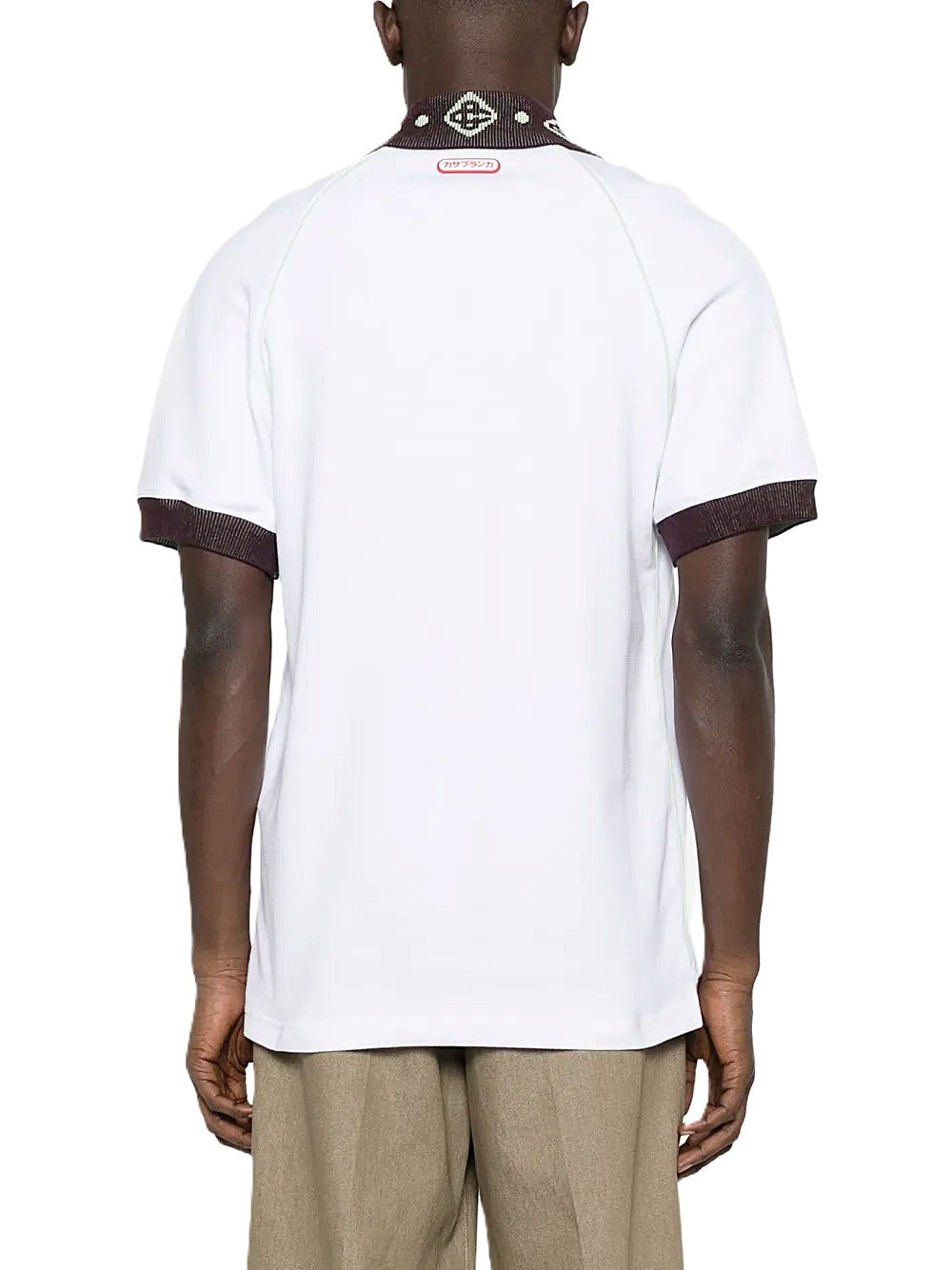 Casablanca polo à patch logo