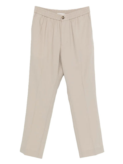 AMI Paris pantalon taille élastiquée en laine