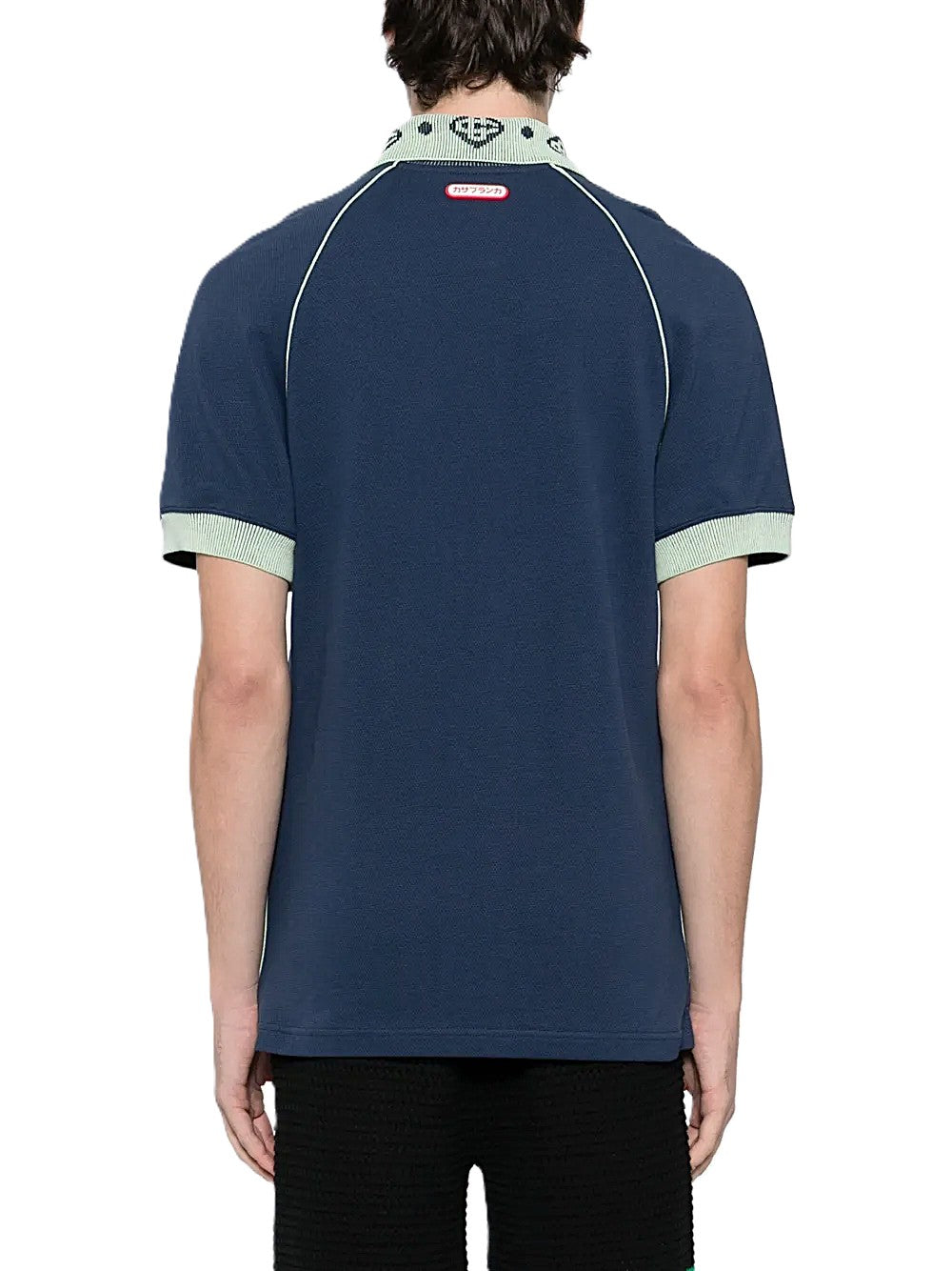 Casablanca polo à patch logo