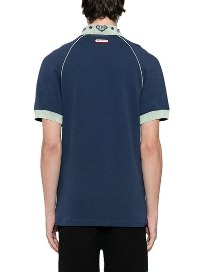 Casablanca polo à patch logo