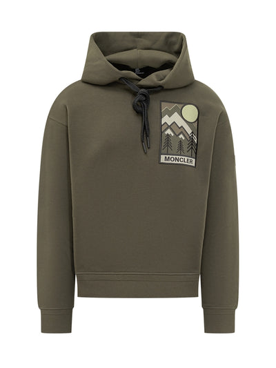 Moncler Grenoble hoodie à logo montagne