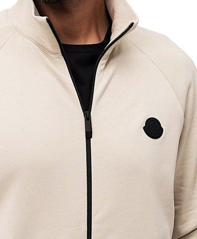 Moncler sweat zippé à patch logo