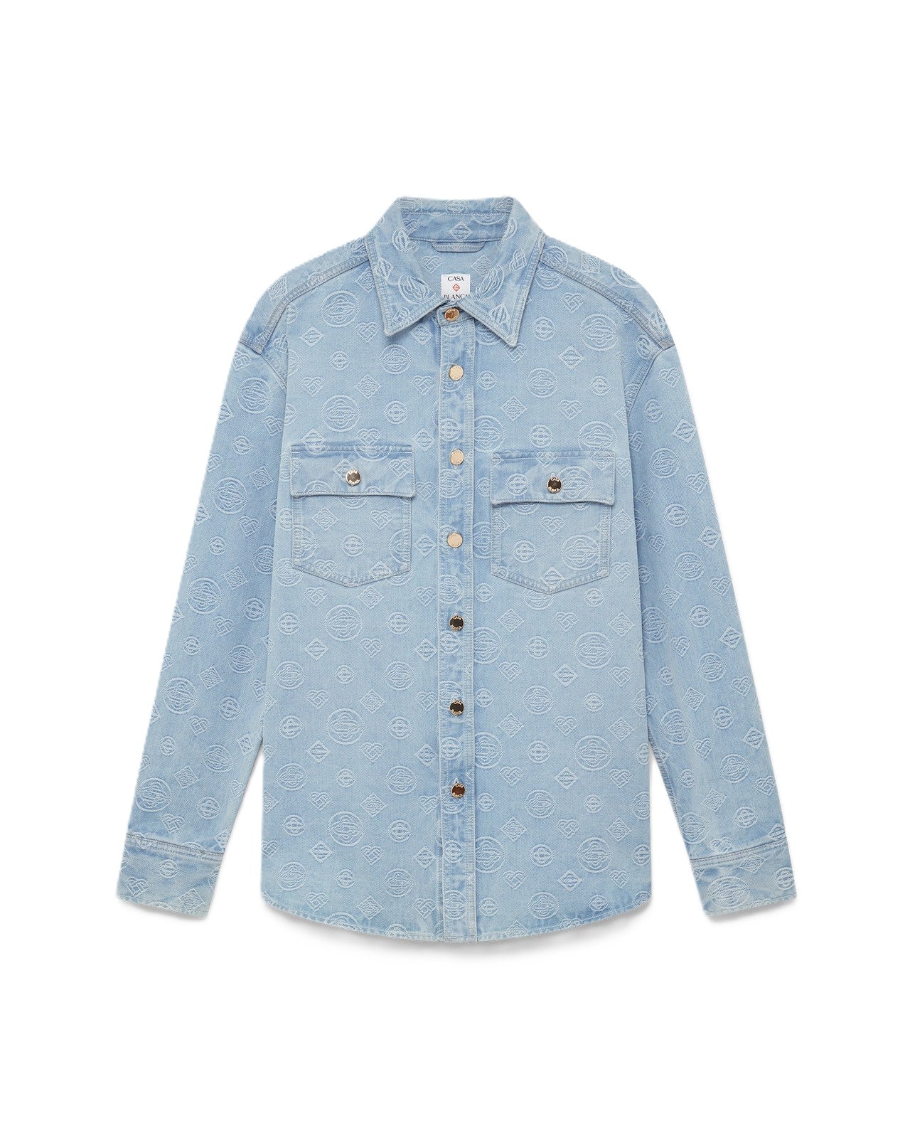 Casablanca chemise en denim Monogram