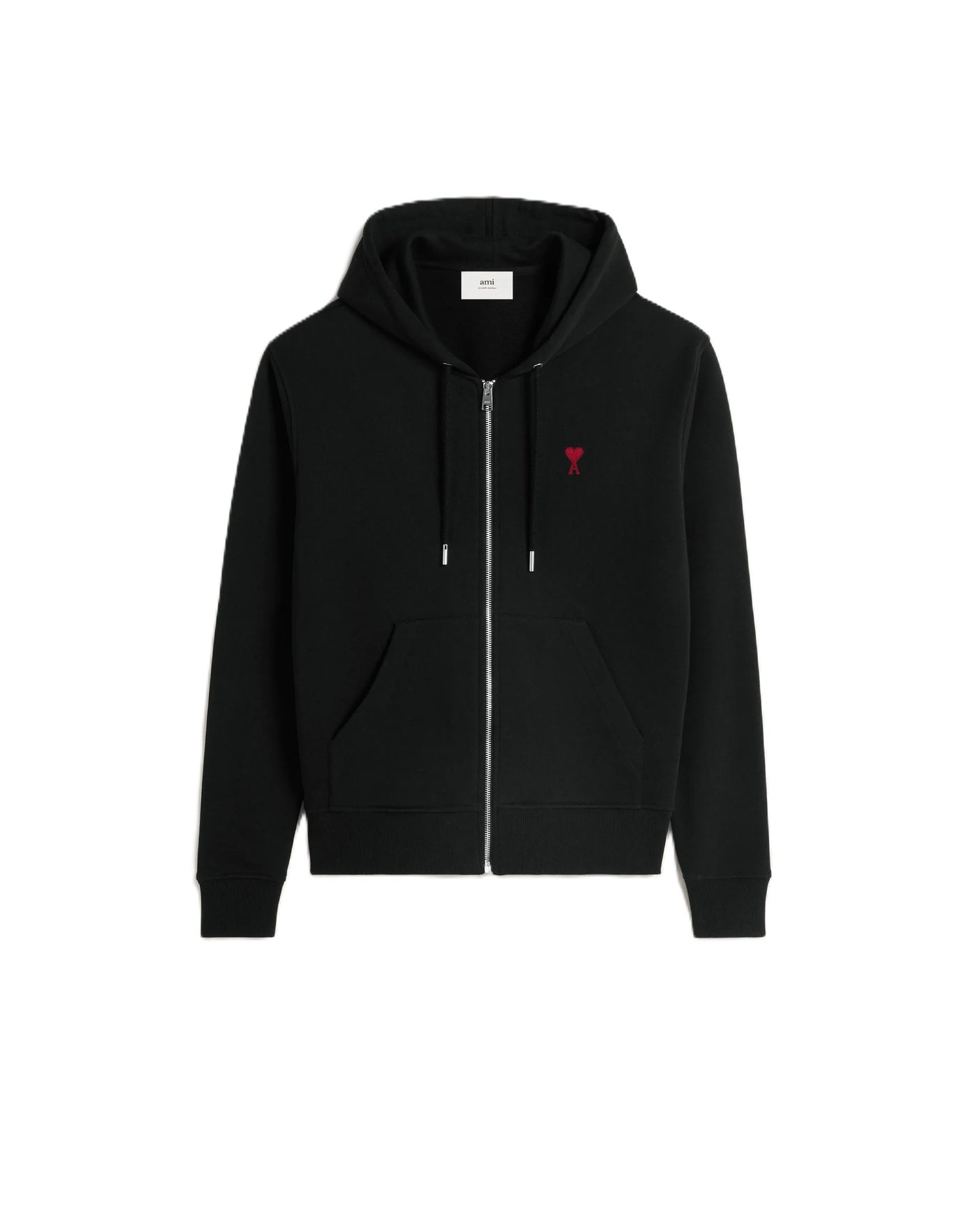 AMI Paris hoodie zippé à logo Ami de Cœur