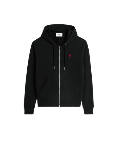 AMI Paris hoodie zippé à logo Ami de Cœur