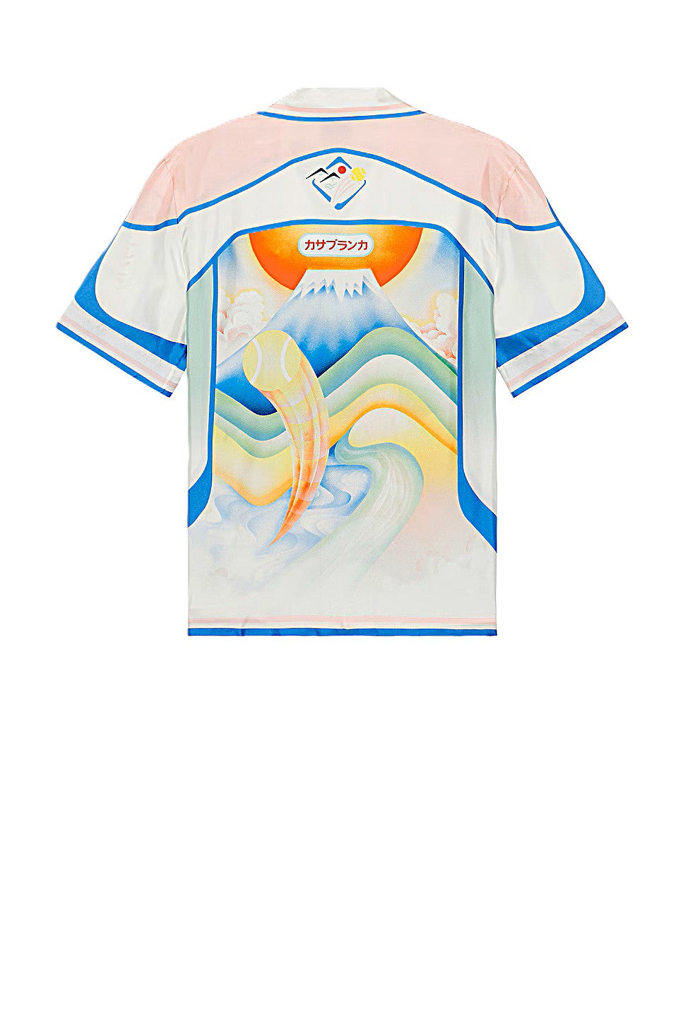 Casablanca chemise en soie Fuji Dream