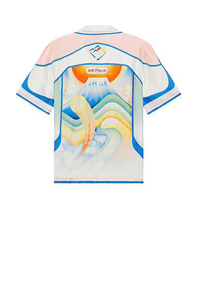 Casablanca chemise en soie Fuji Dream