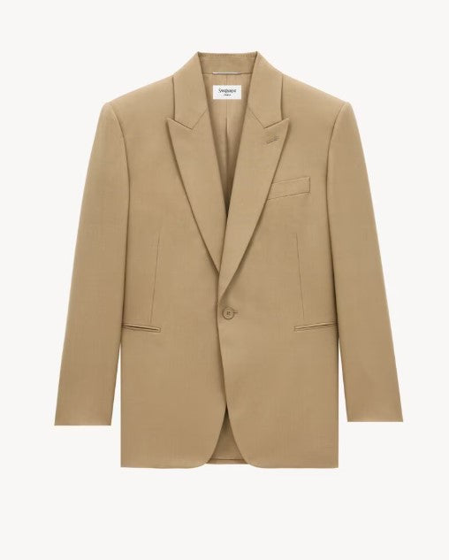 Saint Laurent blazer en gabardine de laine
