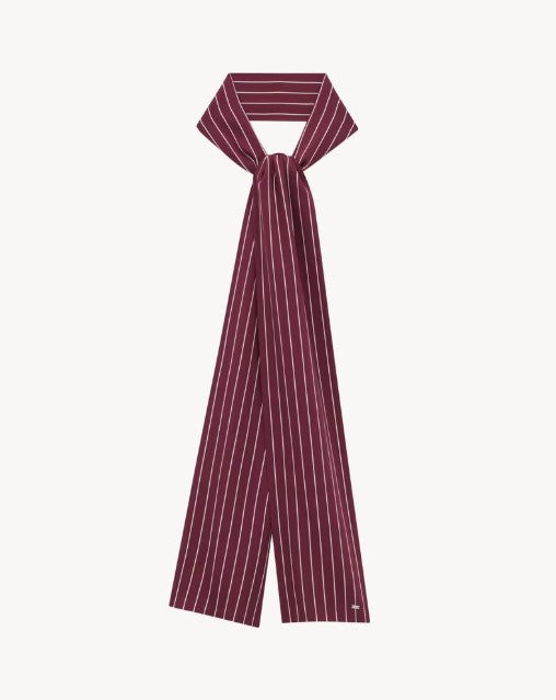 Saint Laurent lavallière rayée