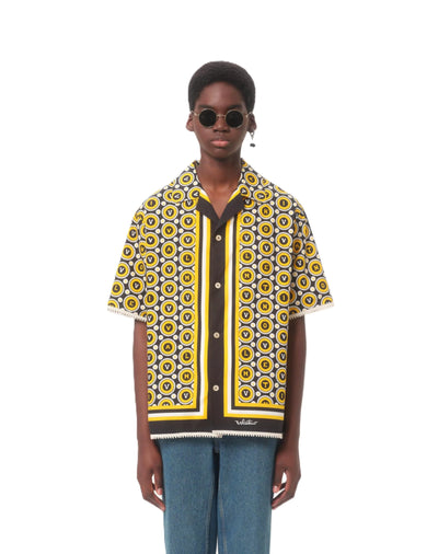 Valentino Garavani chemise de bowling à imprimé Bulles Royales