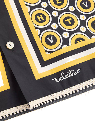 Valentino Garavani chemise de bowling à imprimé Bulles Royales