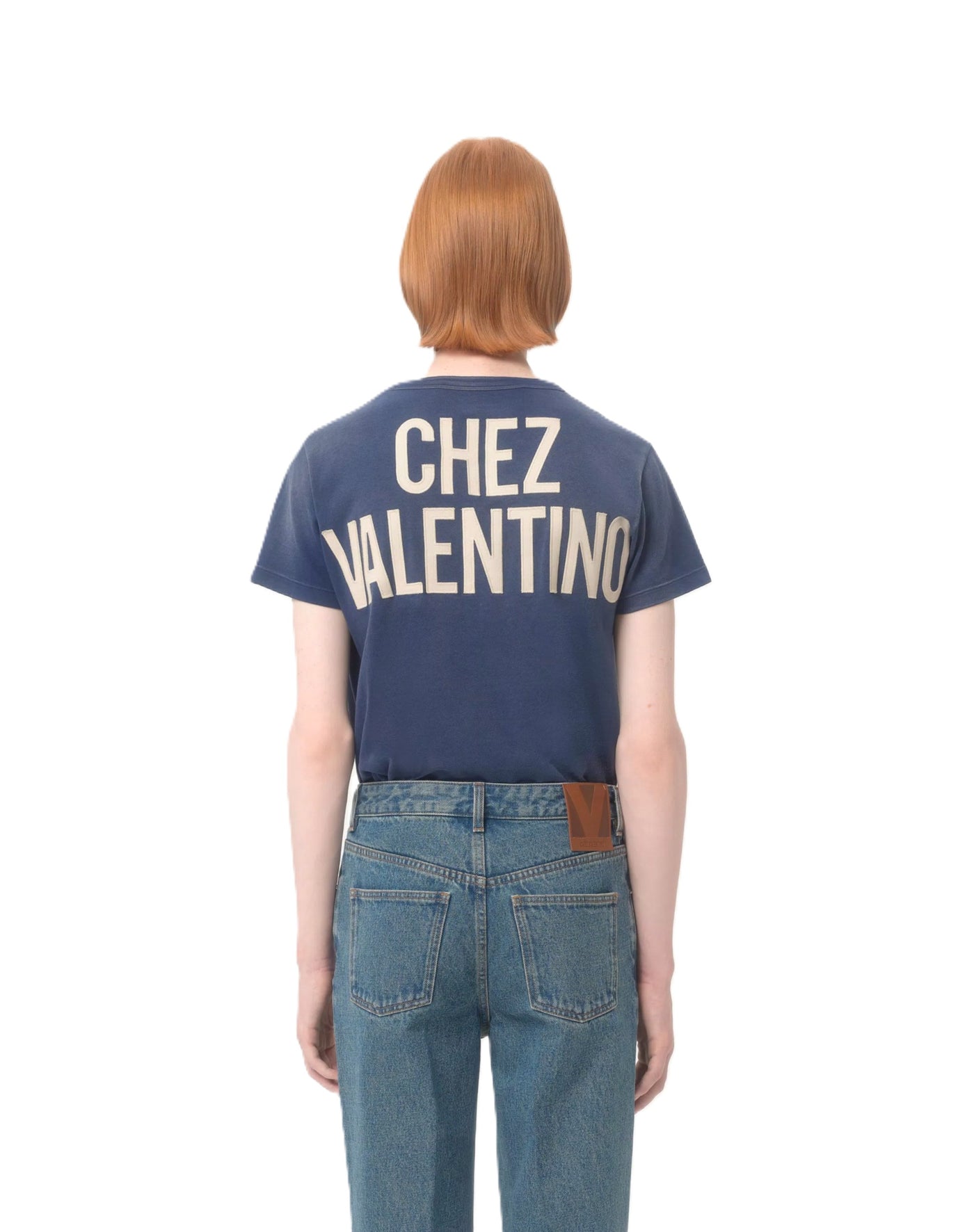 Valentino Garavani t-shirt à broderie Chez Valentino