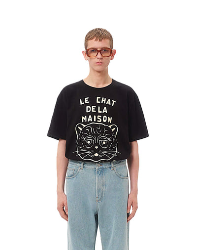 Valentino Garavani t-shirt à imprimé Le Chat De La Maison