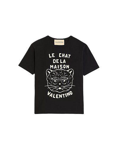 Valentino Garavani t-shirt à imprimé Le Chat De La Maison