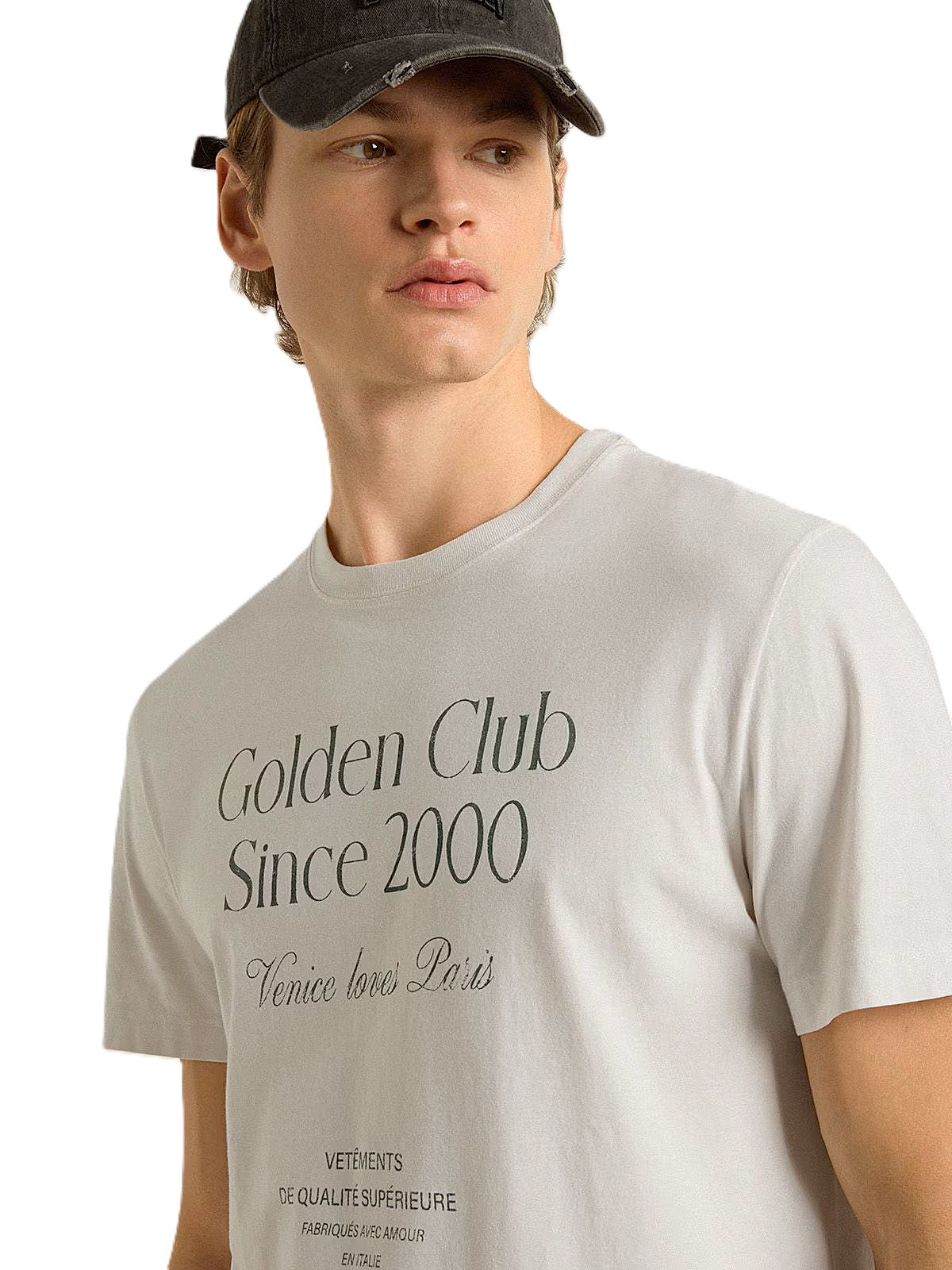Golden Goose t-shirt en coton à logo imprimé