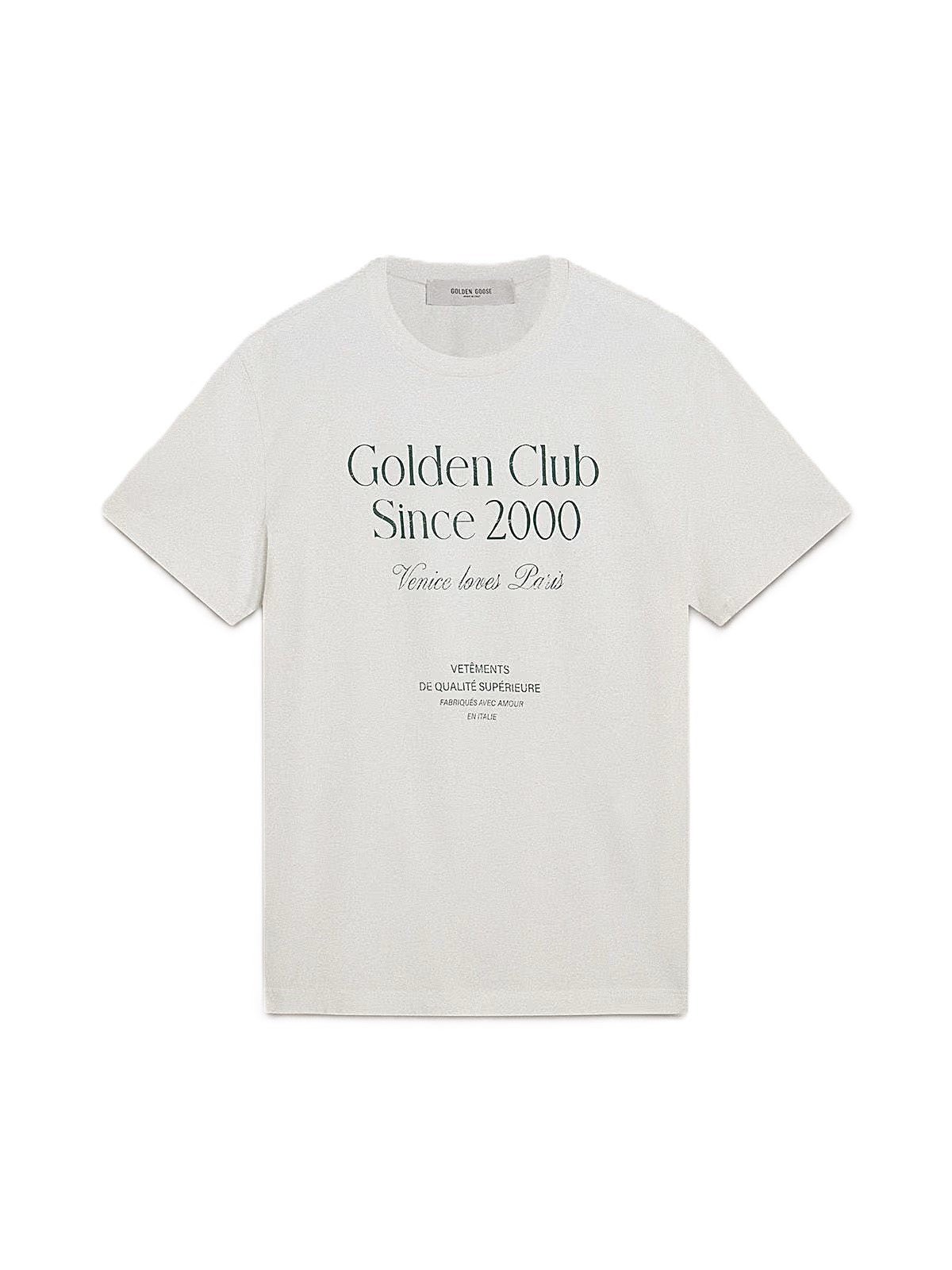Golden Goose t-shirt en coton à logo imprimé
