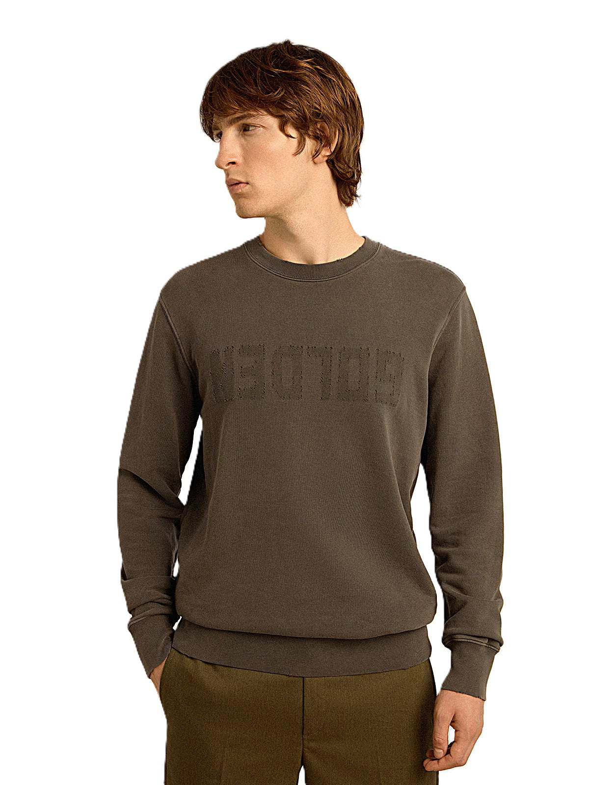 Golden Goose sweat à logo effet usé