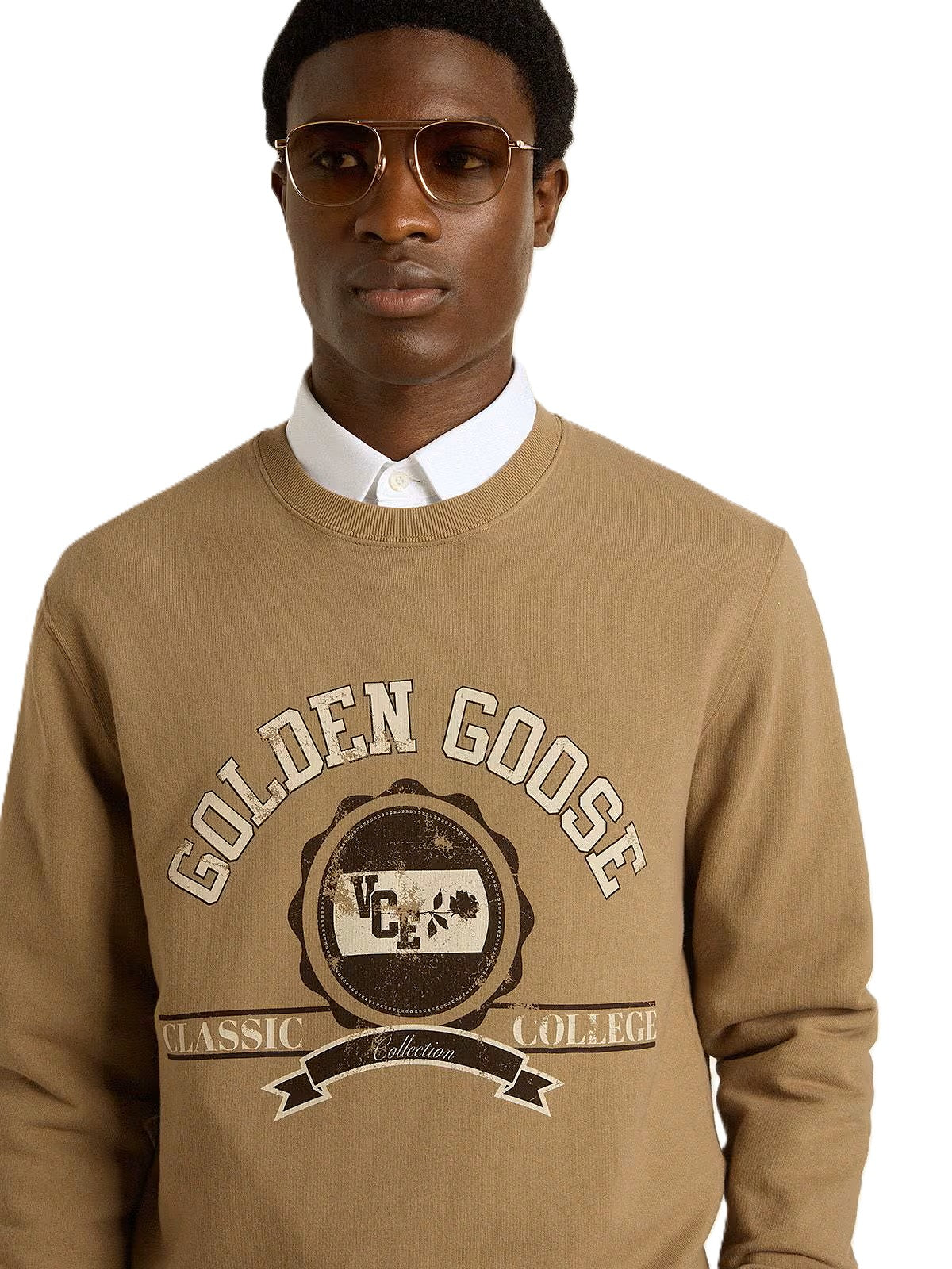 Golden Goose sweat à logo imprimé