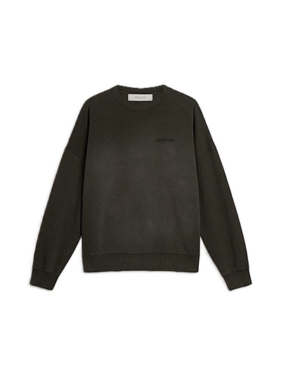 Golden Goose sweat en coton à effet délavé