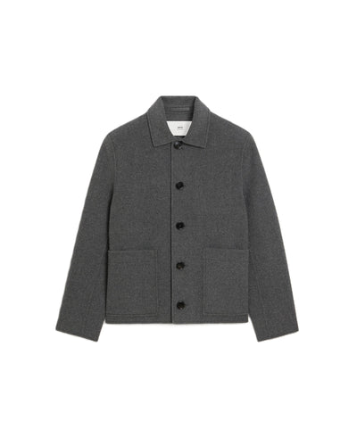 AMI Paris veste boutonnée en laine