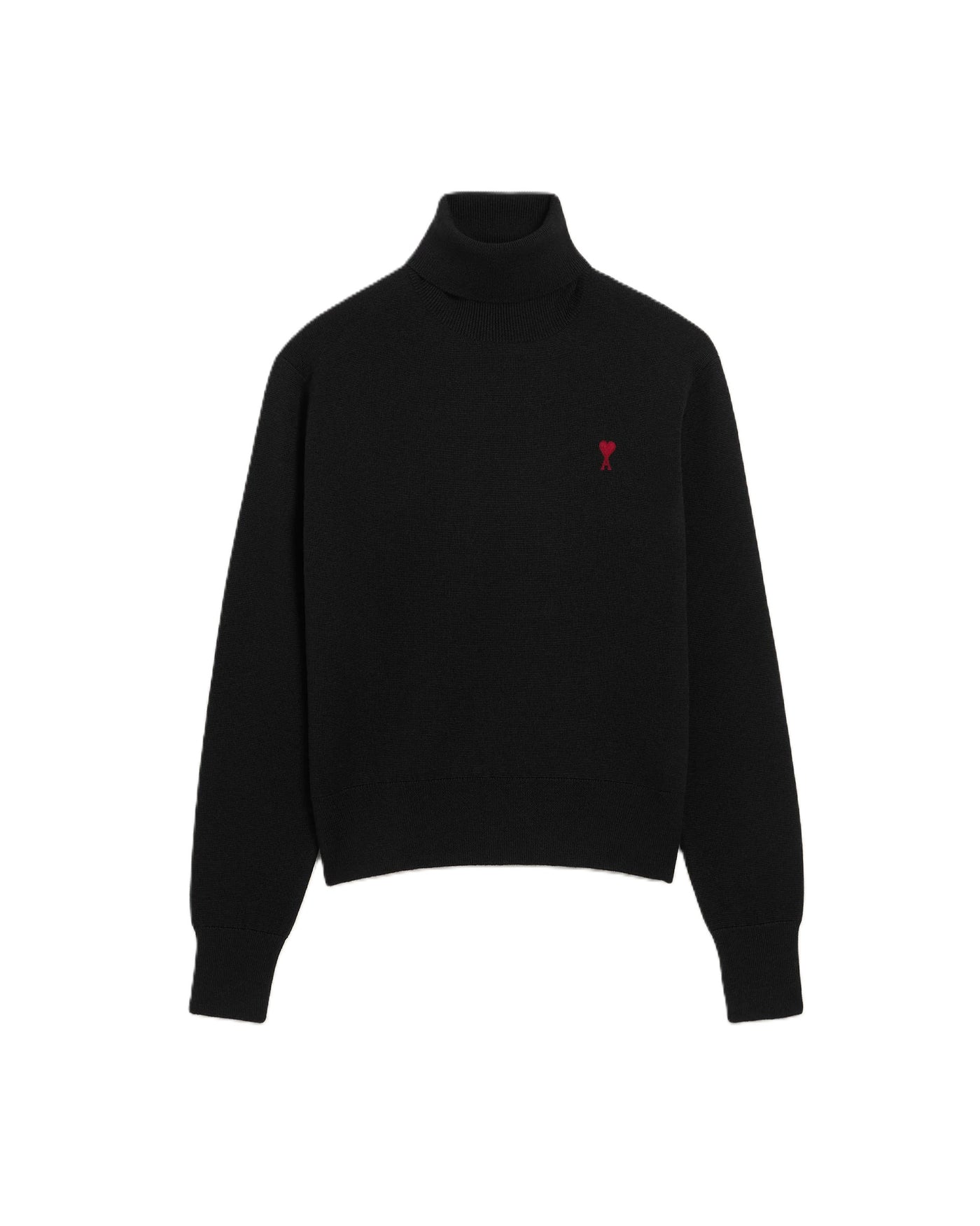 AMI Paris pull à col roulé Ami De Cœur en laine