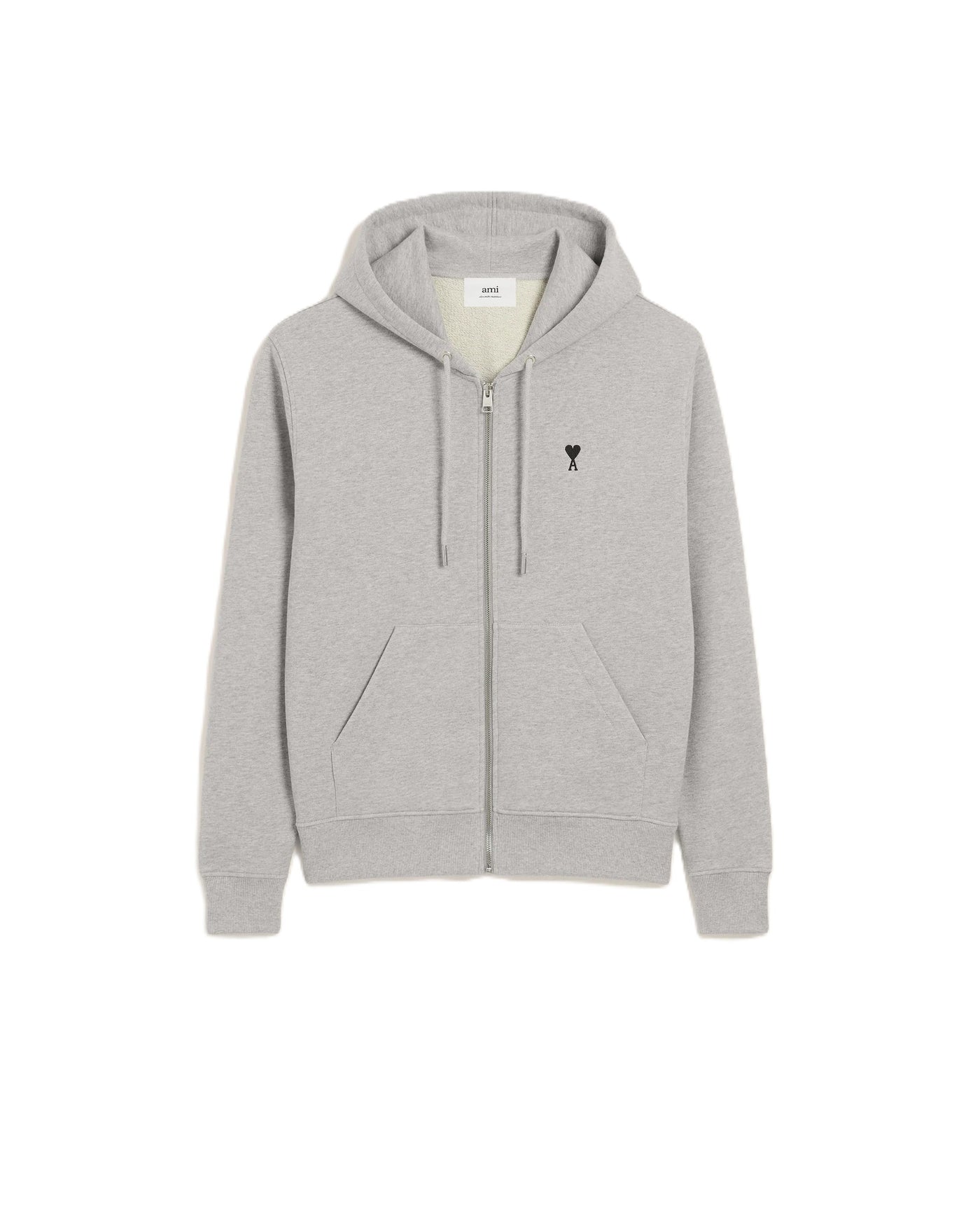 AMI Paris hoodie zippé à logo Ami de Cœur