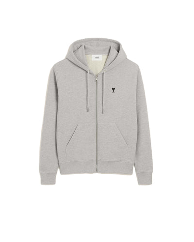 AMI Paris hoodie zippé à logo Ami de Cœur