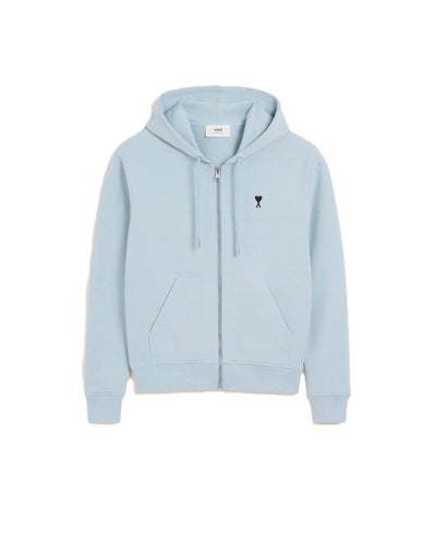 AMI Paris hoodie zippé à logo Ami de Cœur