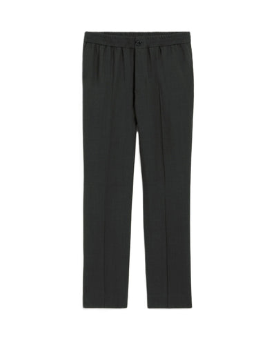 AMI Paris pantalon taille élastiquée en laine