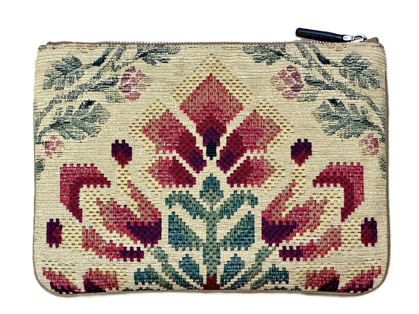 Valentino Garavani pochette VLogo Signature en raphia jacquard