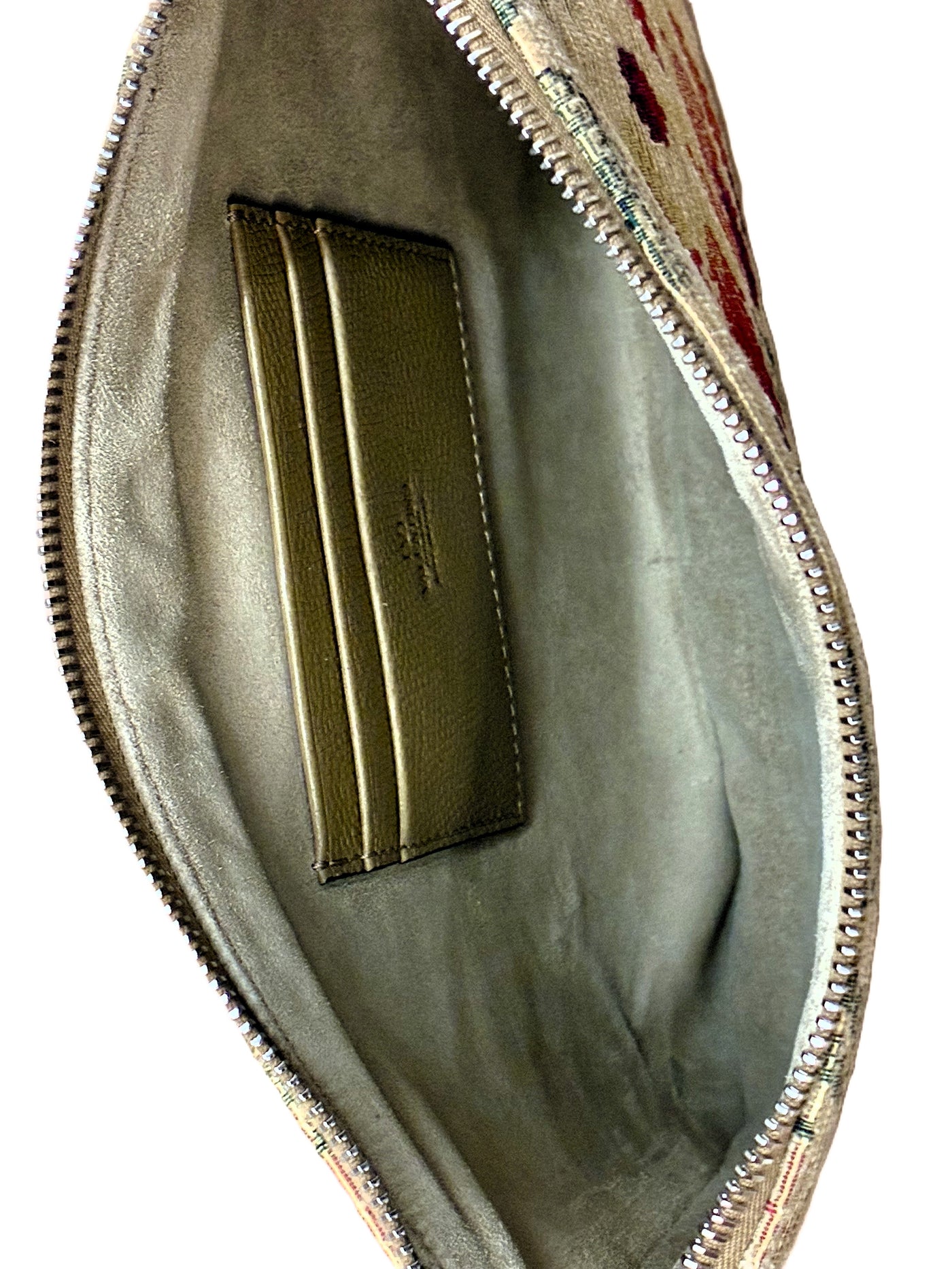 Valentino Garavani pochette VLogo Signature en raphia jacquard