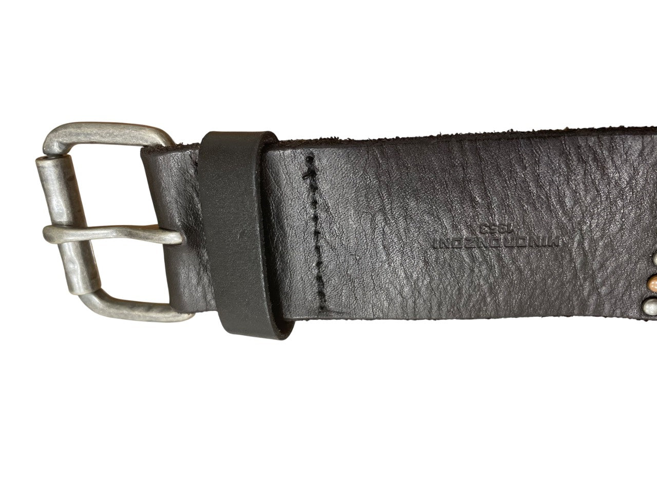 Minoronzoni 1953 ceinture en cuir vintage