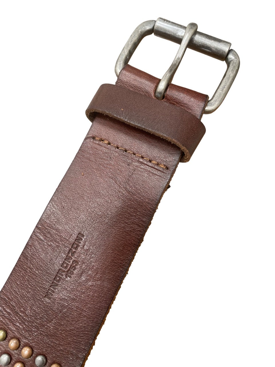Minoronzoni 1953 ceinture en cuir vintage