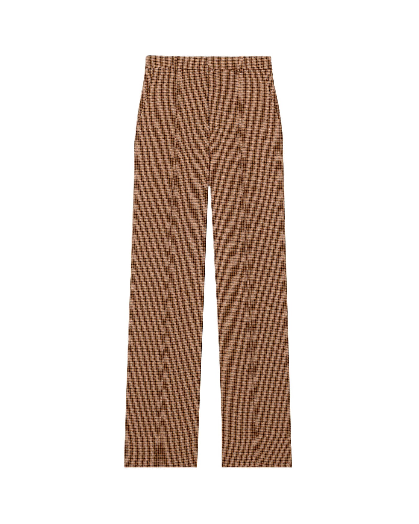 Saint Laurent pantalon en laine Prince de Galles