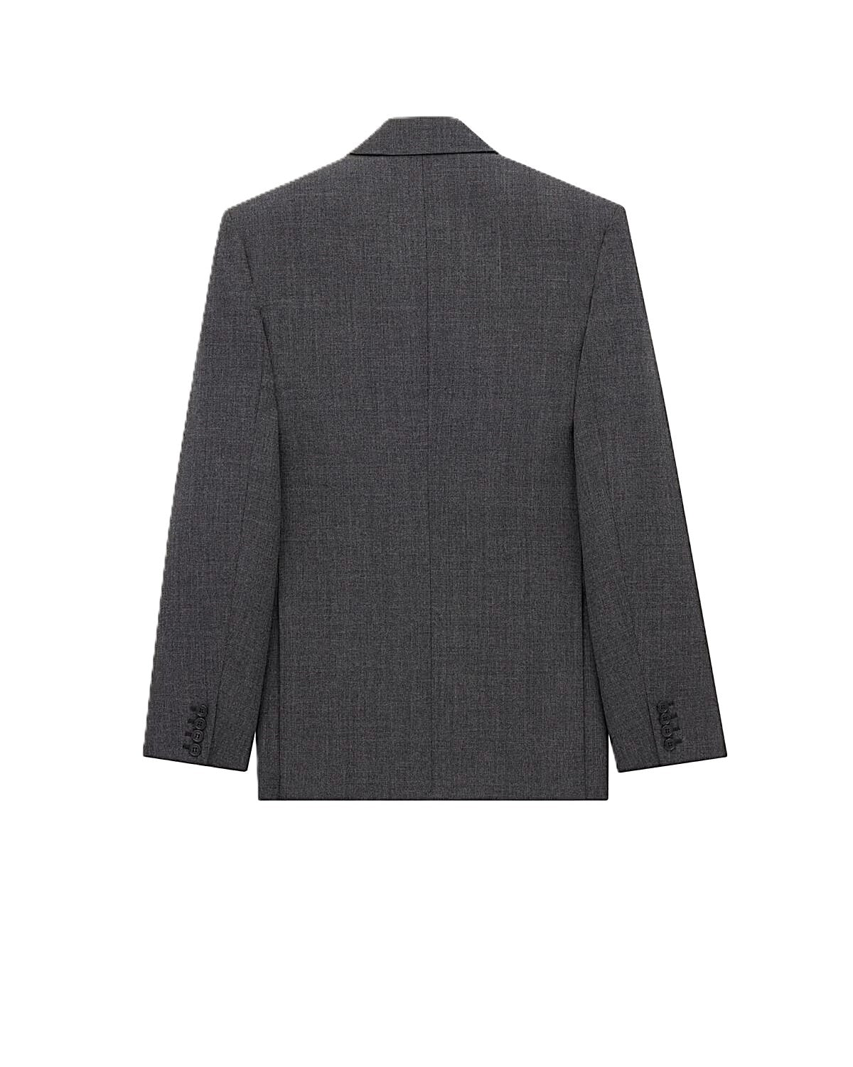 Saint Laurent blazer en laine à boutonnière croisée