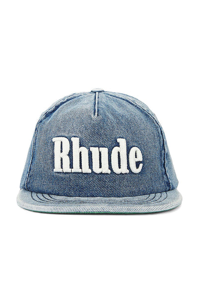 RHUDE casquette en denim à logo