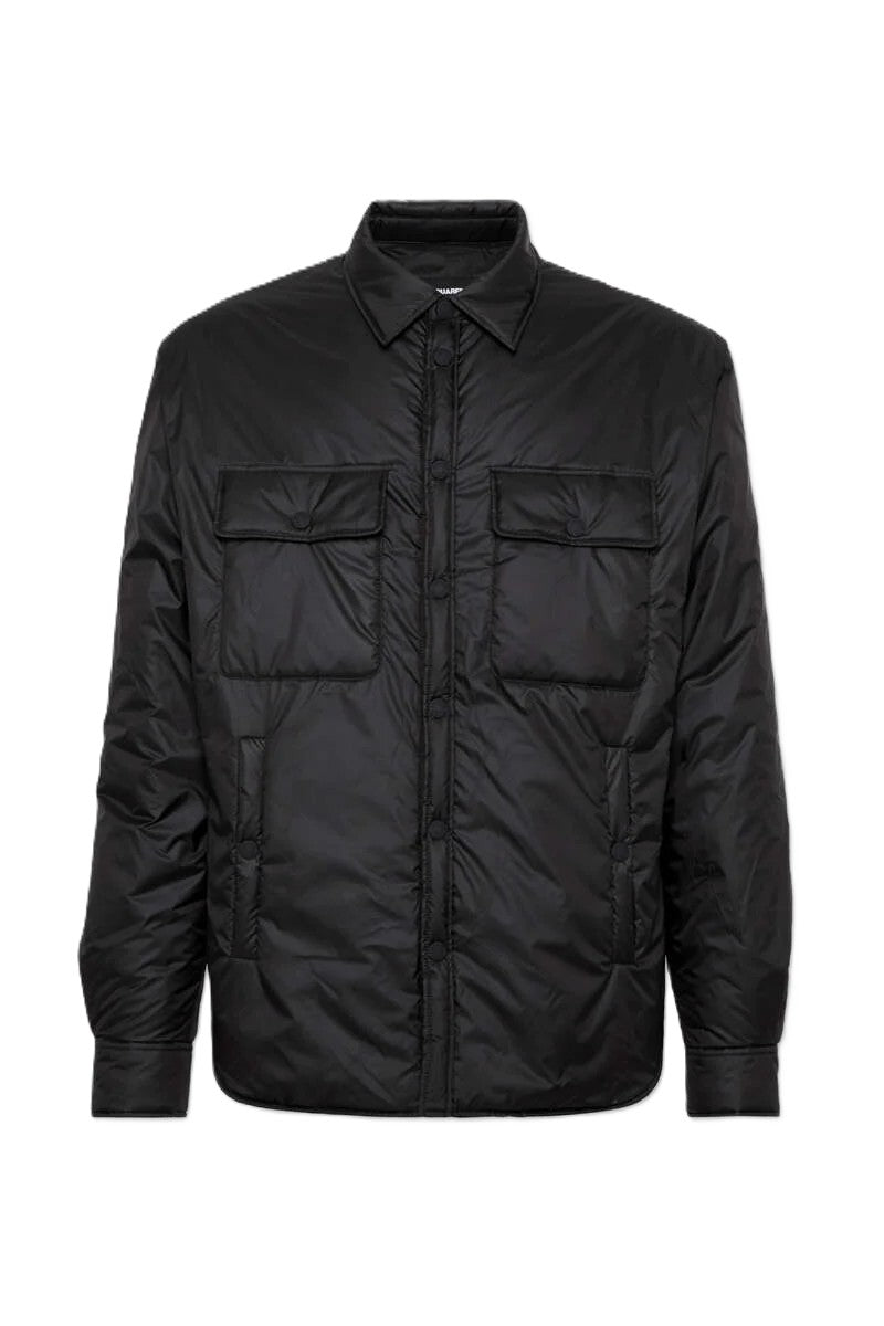DSQUARED2 surchemise matelassée militaire