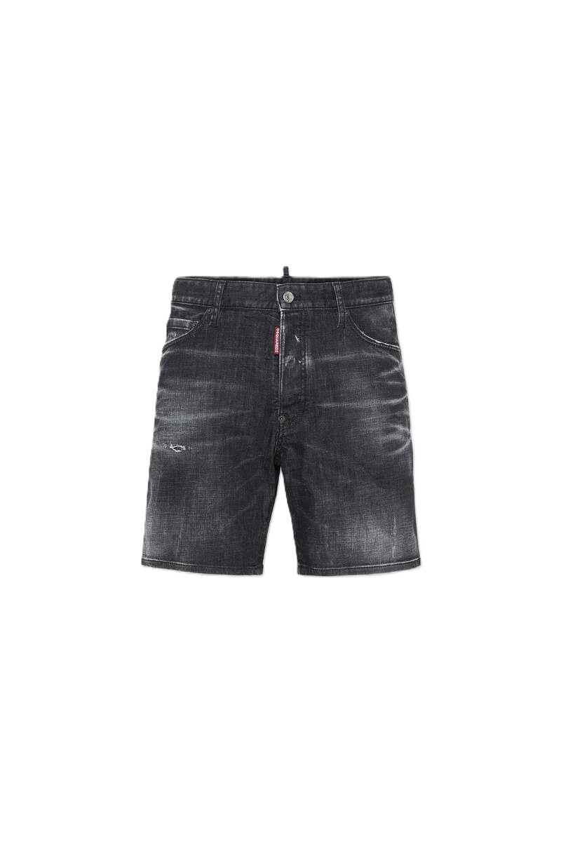 DSQUARED2 short en denim droit