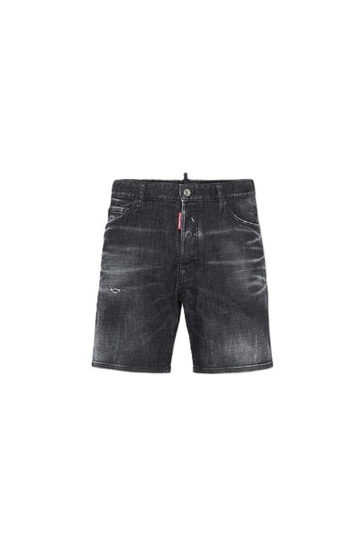 DSQUARED2 short en denim droit