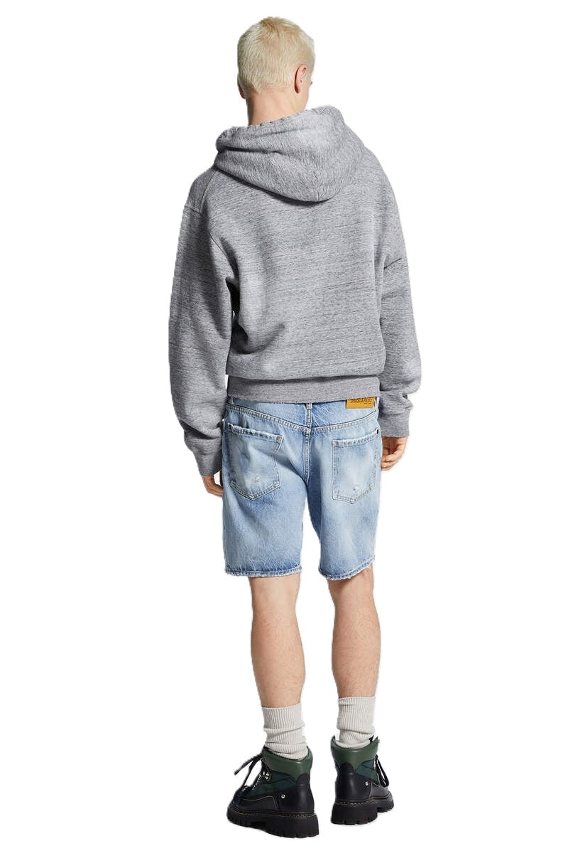 DSQUARED2 short en denim droit