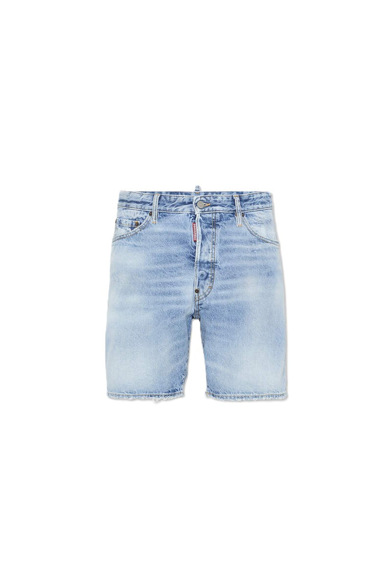 DSQUARED2 short en denim droit