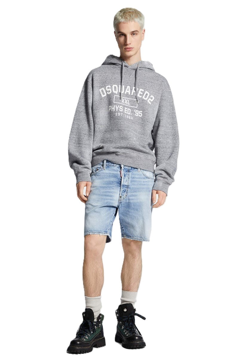 DSQUARED2 short en denim droit