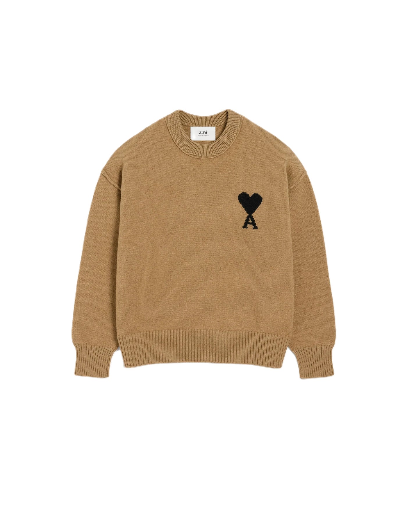 AMI Paris pull à logo Ami de Cœur en laine