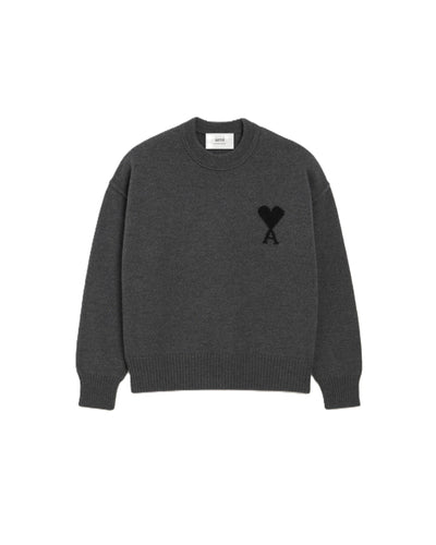 AMI Paris pull à logo Ami de Cœur en laine