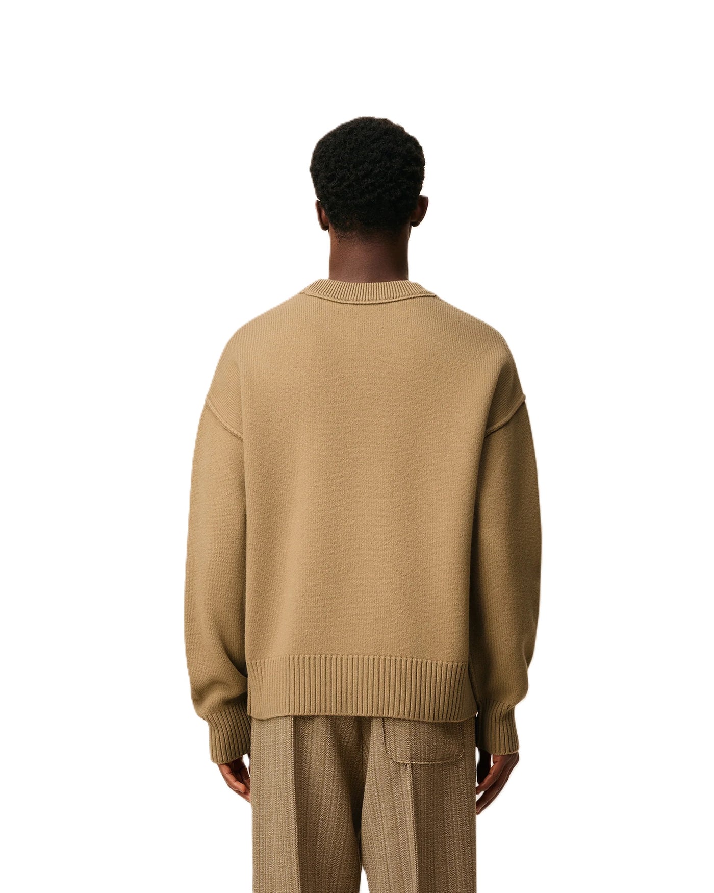 AMI Paris pull à logo Ami de Cœur en laine