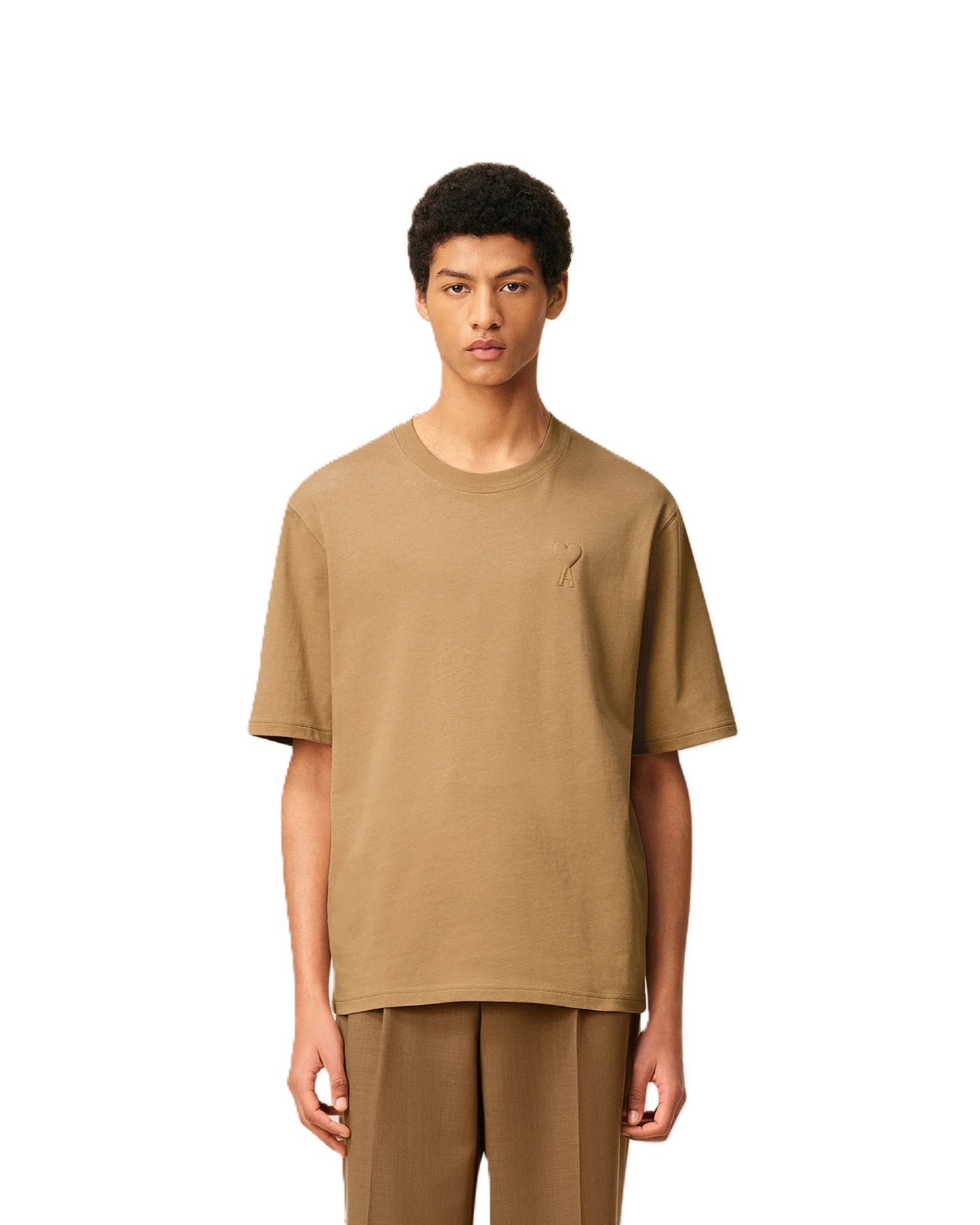 AMI Paris t-shirt à logo embossé Ami de Cœur
