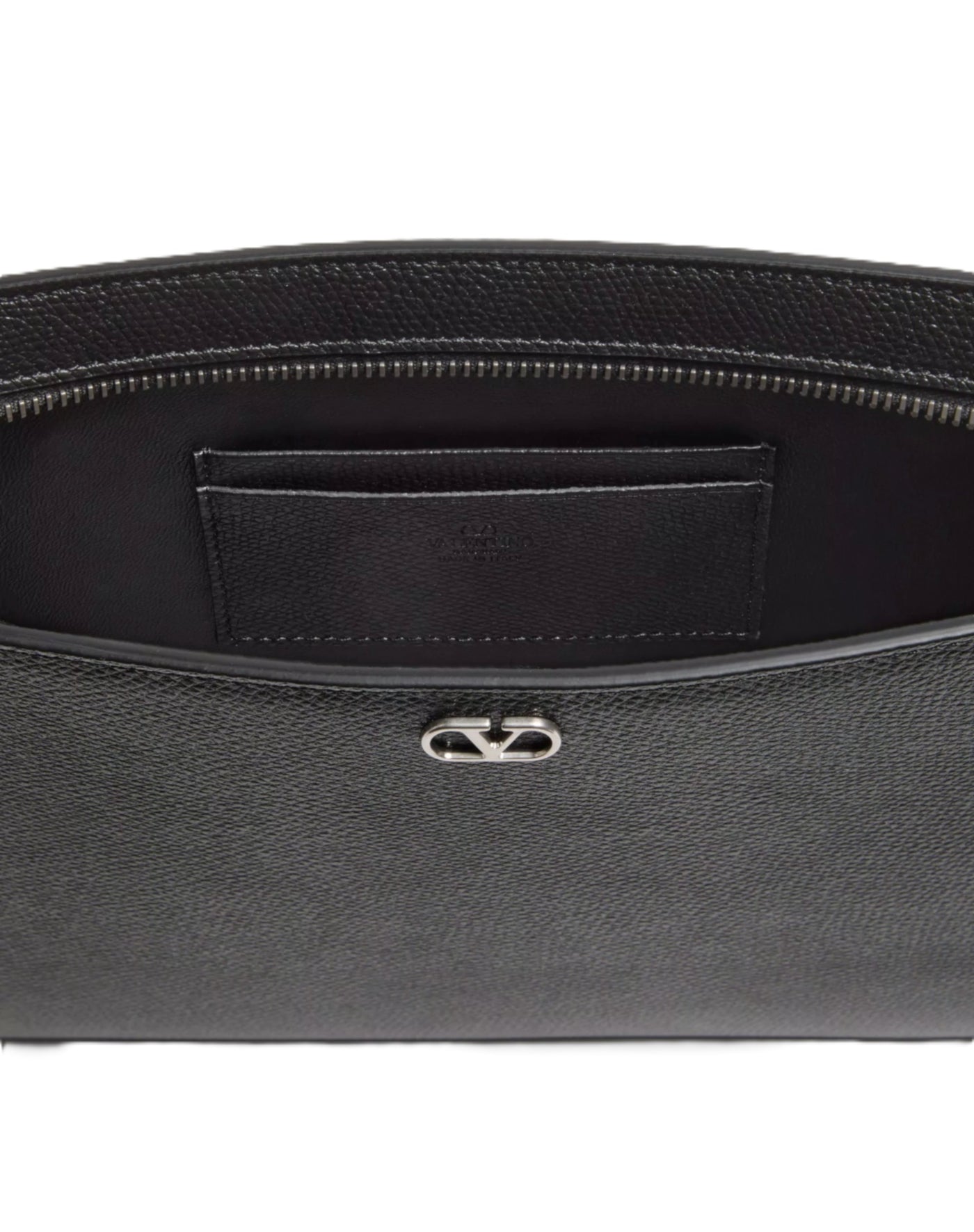 Valentino Garavani pochette plate à détail VLogo Signature